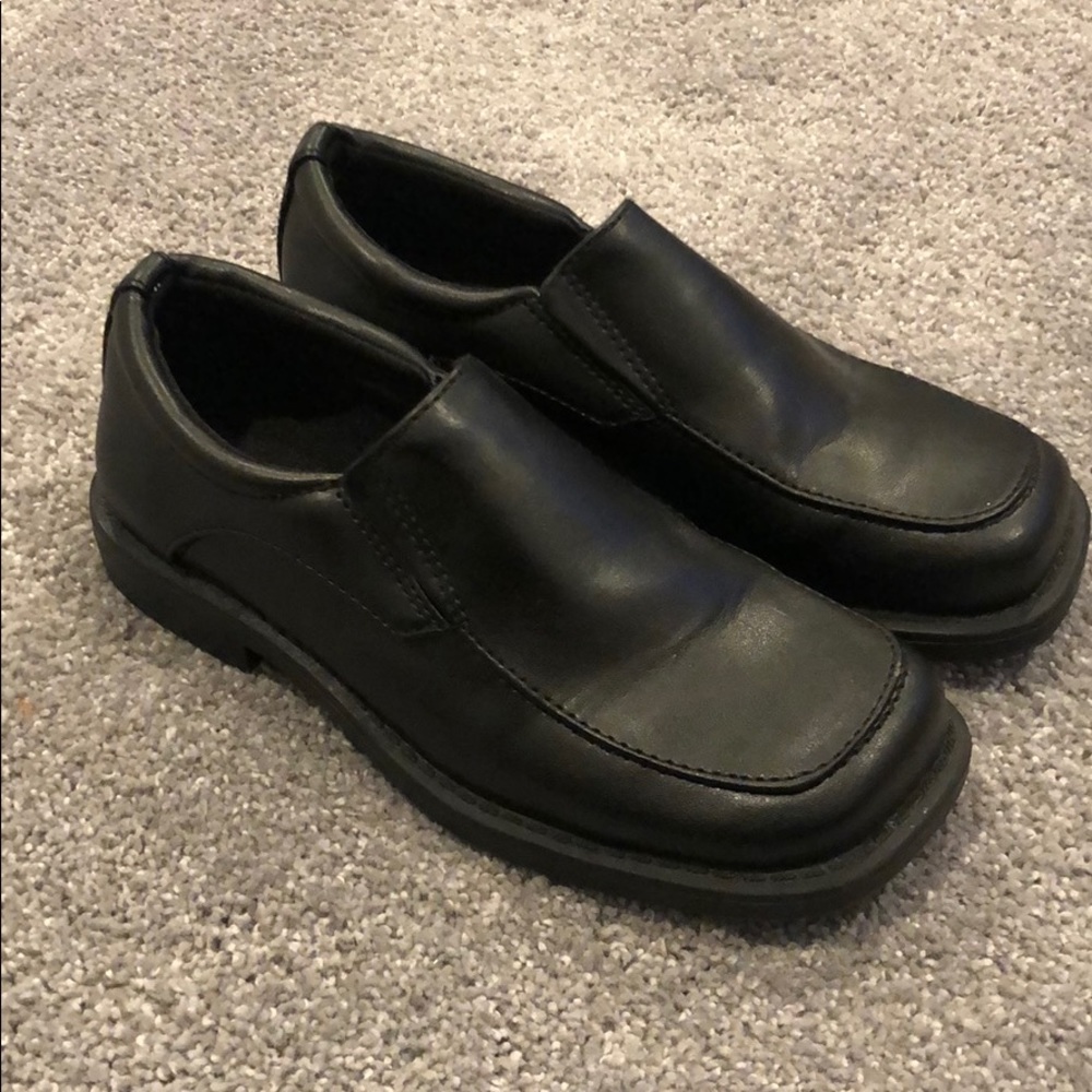 Black dress shoes - kids size 12